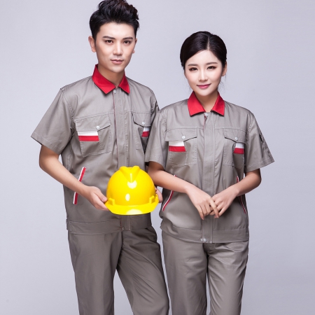 银灰色夏季工服AD02-2-XJ